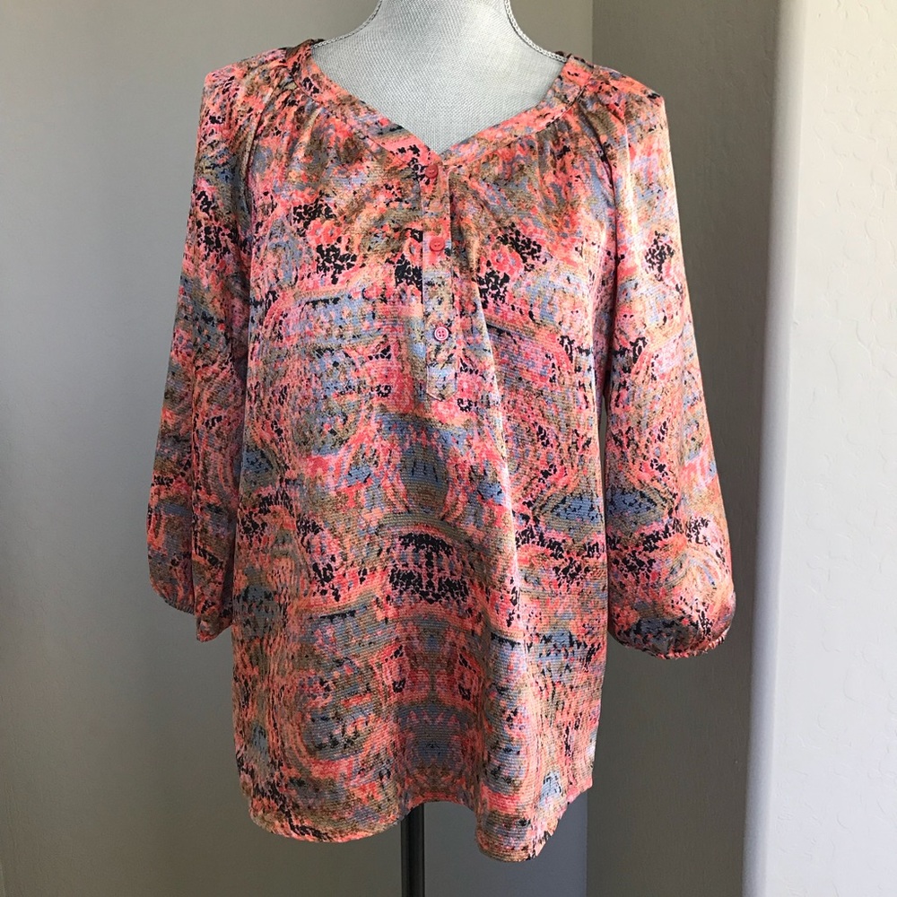 The Limited Multi Colored Print Blouse Size S